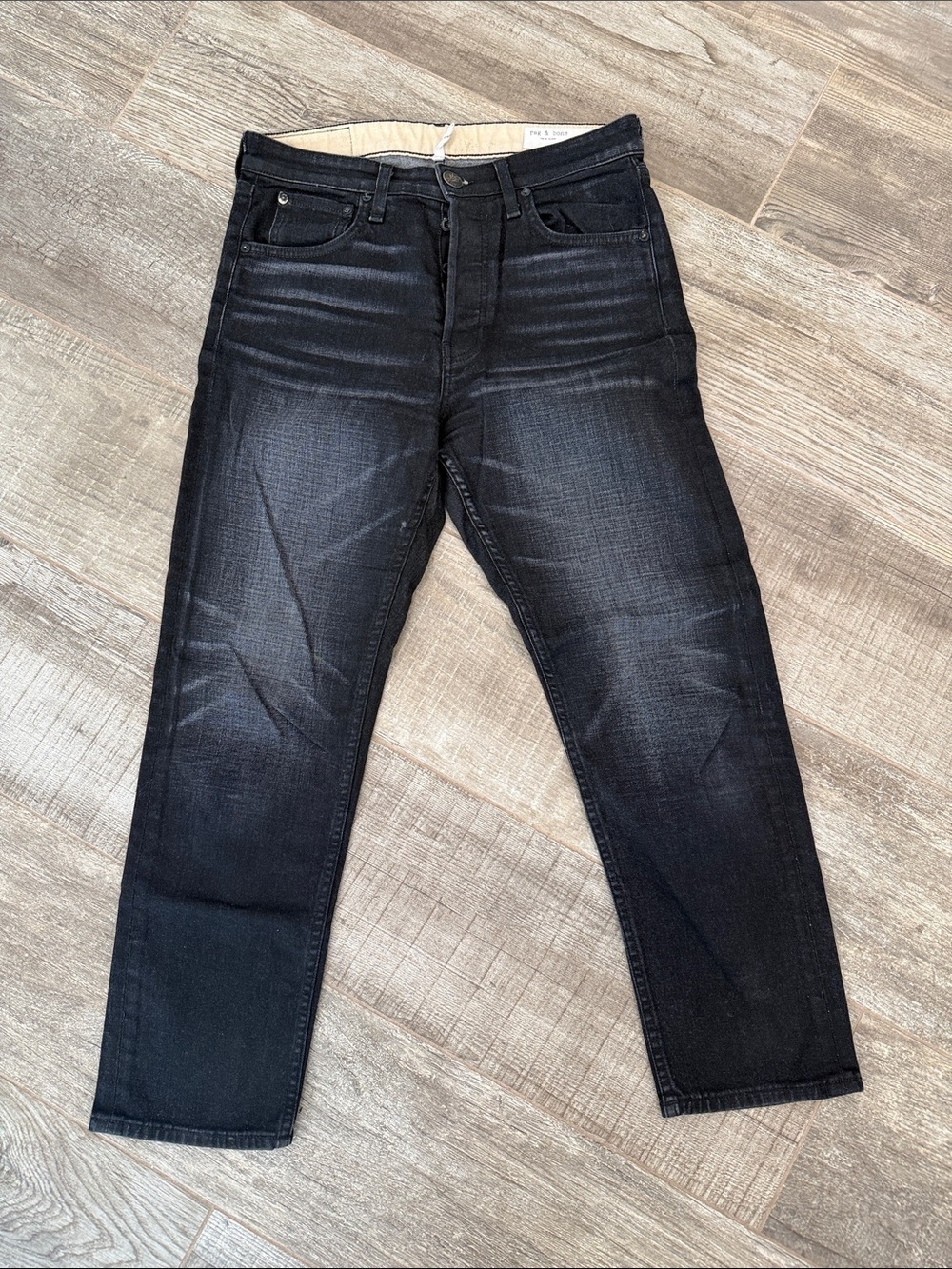 Rag & Bone Black Washed Jeans size 28